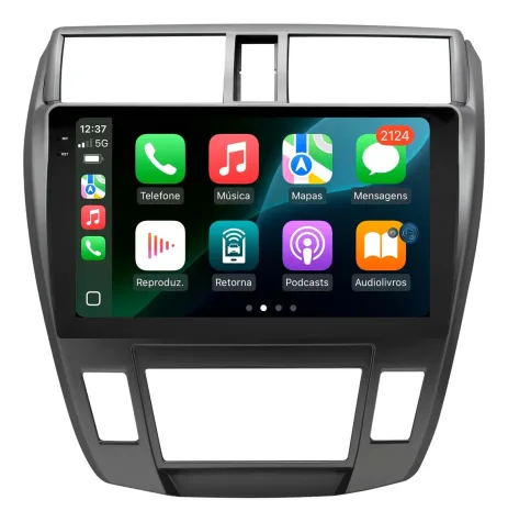 HONDA CITY 2008/2014 2006/2011 KIT STANDARD - CENTRAL MULTIMIDIA 10.1" ADAK ANDROID 4CORE + 2GB RAM + 64GB ROM
