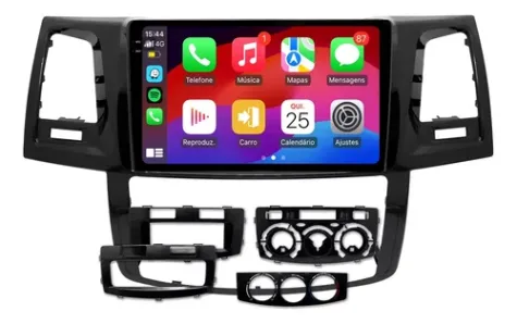 TOYOTA HILUX 2005/2016 DIGITAL - ANALOGICO KIT STANDARD - CENTRAL MULTIMEDIA 9" ADAK ANDROID 4CORE + 4GB RAM + 64GB ROM