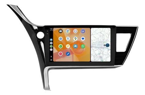 CENTRAL MULTIMIDIA 10.1" ADAK TOYOTA COROLLA 2017 AL 2021 ANDROID 4CORE + 2GB RAM + 64GB ROM