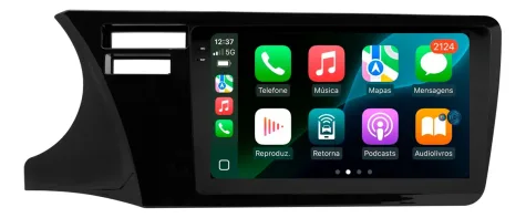 HONDA FIT 2015/2017 KIT STANDARD - CENTRAL MULTIMIDIA 9" ADAK ANDROID 4CORE + 4GB RAM + 64GB ROM