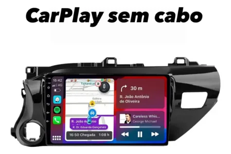 TOYOTA HILUX 2016/2020 KIT STANDARD - CENTRAL MULTIMIDIA 10.1" ADAK ANDROID 4CORE + 2GB RAM + 64GB ROM