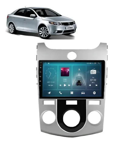 KIA CERATO 2008/2012 KIT PREMIUM - CENTRAL MULTIMEDIA 9" ADAK ANDROID 8CORE + 4GB RAM + 64GB ROM