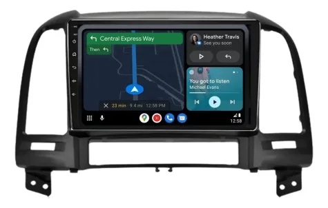 HYUNDAI SANTA FE 2008/2013 KIT PREMIUM - CENTRAL MULTIMEDIA 9" ADAK  ANDROID 8CORE + 4GB RAM + 64GB ROM