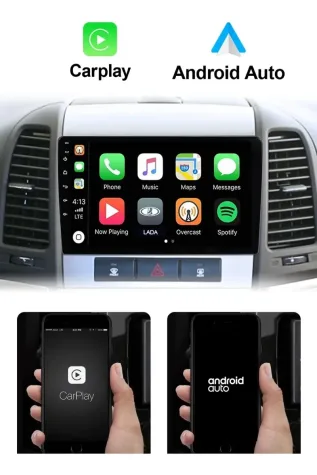 HYUNDAI SANTA FE 2008/2013 KIT PREMIUM - CENTRAL MULTIMEDIA 9" ADAK  ANDROID 8CORE + 4GB RAM + 64GB ROM