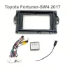 MOLDURA TOYOTA FORTUNER SW4 2017/2020 9" BLACK PIANO